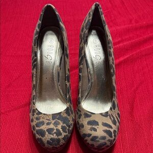 Leopard Print Women's Heels